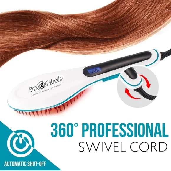 NIB Heated Straightening & Detangling Brush - Picture 2 of 5